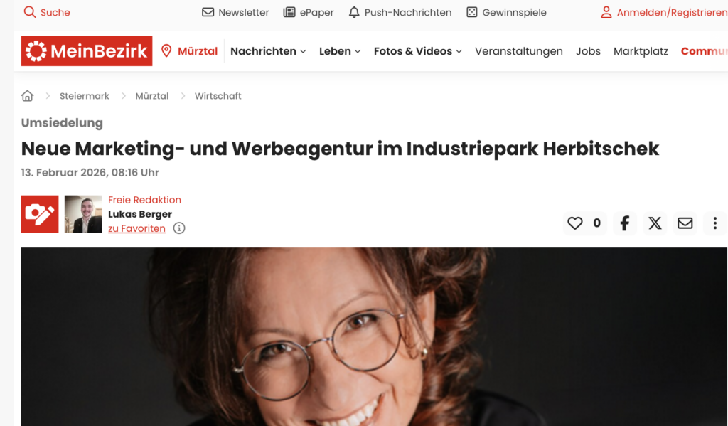 Foto Zeitungsbericht MeinBezirk